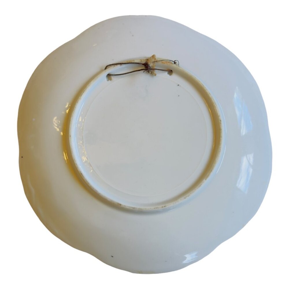 Vintage Red Bird's ARDCO FINE QUALITY DALLAS  PORCELAIN Plate  7.25" w/ Hanger - Picture 2 of 5